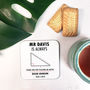 Personalised 'Always Right' Maths Teacher Coaster, thumbnail 1 of 6