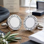 Best Man Round Cufflinks, thumbnail 1 of 10