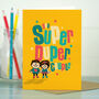 ‘Super Duper Couple’ Celebration Card, thumbnail 1 of 4