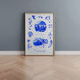 Scenes Of Tenerife Blue Tile Inspired Travel Print, thumbnail 2 of 12