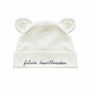 Soft Newborn Hat In White, thumbnail 3 of 3