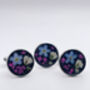 Cufflinks Real Forget Me Not Handmade 16mm, thumbnail 3 of 10