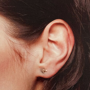 Friendship Knot Sterling Silver Earrings, 12 of 12