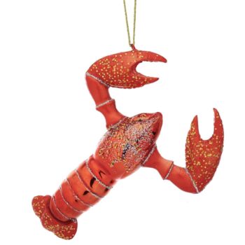 Beach Fun Lobster Shaped Bauble, 2 of 3