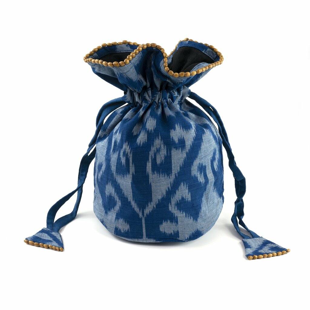 Ikat Drawstring Dumpling Bag #19 By In Association With ...