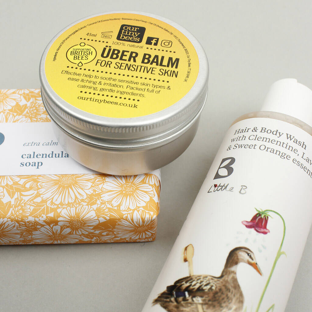 New Baby Natural Gift Set By Green Tulip