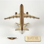 Airbus A320 Ceo Winglet Model Plane Personalised Wooden Kit, thumbnail 4 of 12