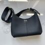 Personalised Pebble Faux Leather Shoulder Hobo Bag, thumbnail 3 of 5