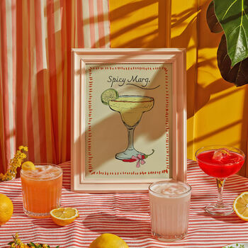 Spicy Marg Margarita Cocktail Print, 10 of 12