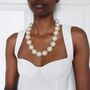 Chunky Pearl Beaded Necklace, thumbnail 7 of 8
