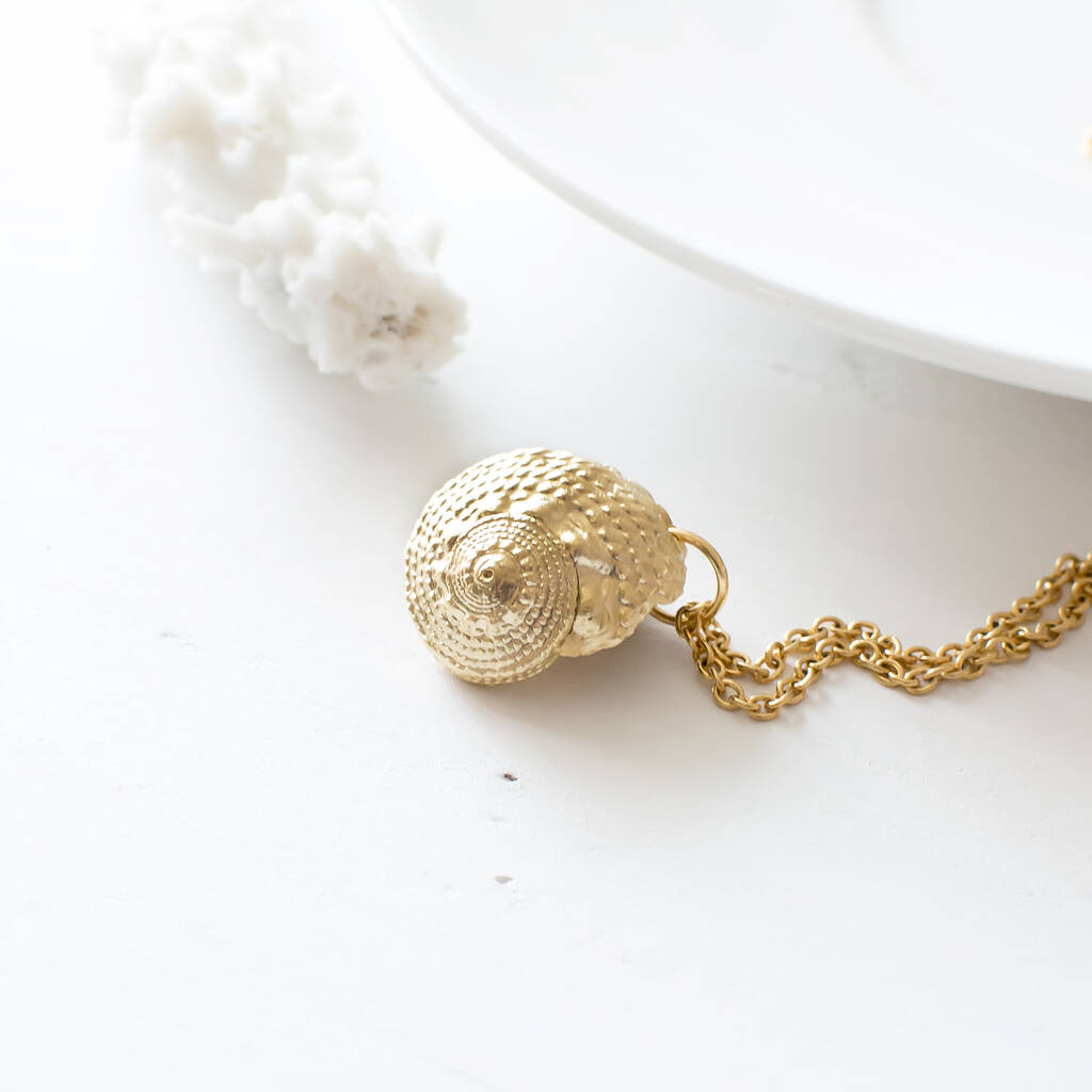 Snail Shell Necklace By Juju Treasures