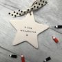 Personalised Ceramic Thank You Teacher Star, thumbnail 1 of 4