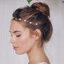 Flower Wedding Headband Bridal Hairvine Daisy, thumbnail 1 of 12