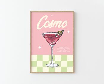Cosmopolitan Cocktail Poster, 2 of 2