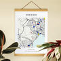 'Where We Met' Personalised Location Map Print, thumbnail 2 of 12