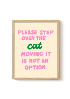 Step Over The Cat Art Print, 4 of 4