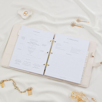 Wedding Planner Binder Blanc, 10 of 12