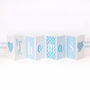 Personalised Boy's Name Banner Card, thumbnail 3 of 7