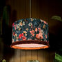 Fly Catcher Hazy Meadow Lampshade With Peach Lining, thumbnail 1 of 10