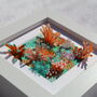 Turquoise Embroidered Coral Reef, thumbnail 4 of 7