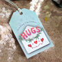 Christmas Hugs Pack Of Six Gift Tags, thumbnail 2 of 4
