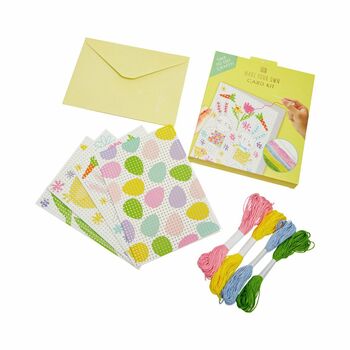 Cross Stitch Easter Card Making Kit, 3 of 3