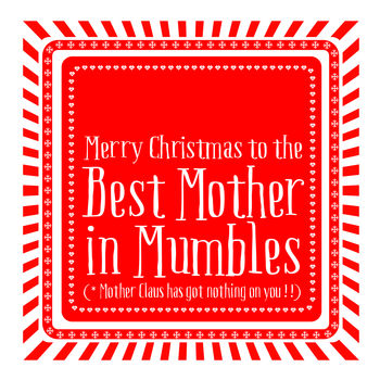 Personalised Best Mother In…Christmas Card, 3 of 3