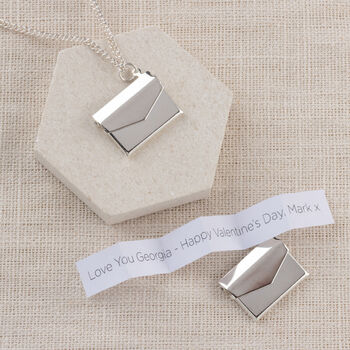 Personalised Plain Secret Message Locket For Her, 2 of 4