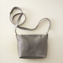Fair Trade Classic Leather Shoulder Cross Body Handbag, thumbnail 5 of 12
