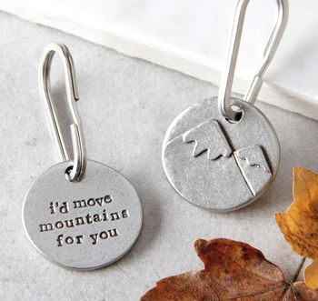 'I’d Move Mountains For You' Keyring, 2 of 6