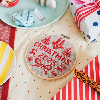 Christmas 2025 Cross Stitch Kit, 7 of 8