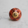 Vintage Style Ceramic Decorative Knobs Red Selection, thumbnail 4 of 10