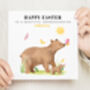 Spring Bear Easter Card, thumbnail 2 of 2