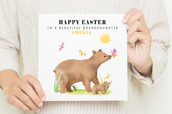 Spring Bear Easter Card, 2 of 2