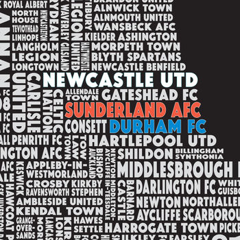 Standard UK Women's Super League Football Team Map, 4 of 5