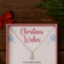 Sterling Silver Christmas Snowflake Charm Necklace, thumbnail 2 of 8