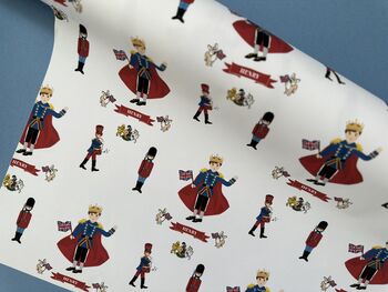 Personalised Birthday King Wrapping Paper, 3 of 3