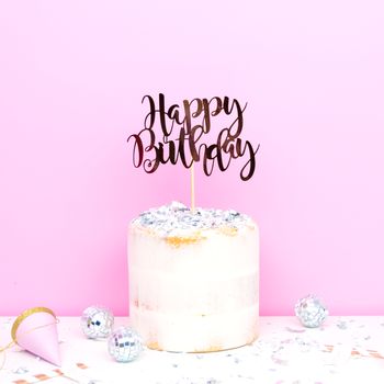 Happy Birthday Cake Topper, 2 of 3