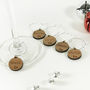 Personalised Five Wine Glass Charms, thumbnail 2 of 10