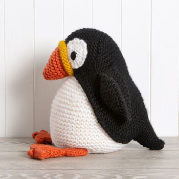 Giant Patrick The Puffin Knitting Kit, 5 of 10