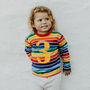Personalised Rainbow Number Kids T Shirt, thumbnail 2 of 10
