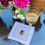 Embroidered Insect Napkins, thumbnail 2 of 8