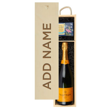 Veuve Clicquot Personalised Champagne Bottle And Truffles, 3 of 6