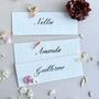 Personalised Handwritten Calligraphy Place Cards On Cotton Rag Paper, thumbnail 1 of 4