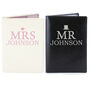 Personalised Mr And Mrs Passport Holder Set, thumbnail 2 of 2
