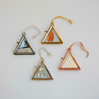 Mini Triangular Hanging Photo Frame, 2 of 11