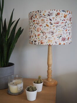 Peach Floral Lampshade, 2 of 6