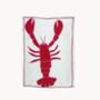 Lobster Print Tea Towel, thumbnail 2 of 2