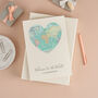 Welcome To The World Personalised New Baby Card, thumbnail 1 of 2