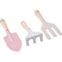 Little Tribe Pink Wooden Garden Tool Set | Ages Three+, thumbnail 3 of 5